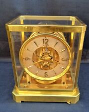 vtg 40s Jaeger LeCoultre Atmos Heritage Square Model 519 Perpetual Motion Clock picture