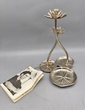 Michael Aram Lotus Blossom Votive Candle Holder Metal Sculpture 8