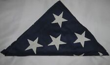 Vintage Cloth American Flag Valley Forge Best Cotton 5 Ft x 9 1/2 Ft picture