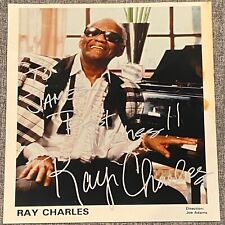 Ray Charles 🎹 Autograph hand signed 8x10 glossy color photo 🎶music OFFER piano picture