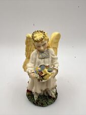 Vintage 1992 Santa Claus Angel Holding Toys In Germany  4 1/2