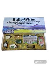 Vintage Wade Pottery Bally-Whim Miniature Irish Village set w/Original Box picture