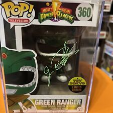 Autographed Funko PopPower Rangers - Green Ranger - (Metallic) - Toy Tokyo (TT). picture