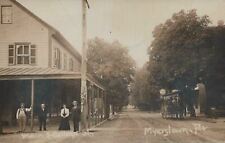 RPPC Postcard Main and College Streets Myerstown PA  picture