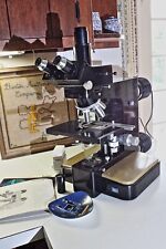 E. LEITZ ORTHOPLAN BLACK LIMITED PRODUCTION 1965 INITIAL DEMO MODEL FOR USA REPS picture