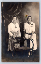 Vintage Postcard RPPC Ruby Alta Black 1917 Portrait Girls picture