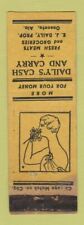 Matchbook Cover - Daily's Cash Carry Grocery Oneonta AL girlie WORN picture