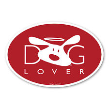 Dog Lover Oval Magnet picture