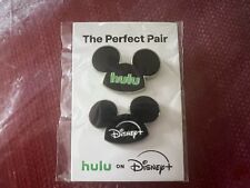 Disney Ear  pin set Disney+ Plus and Hulu. Disney Springs Giveaway 2024 Rare picture