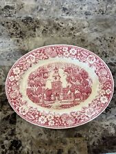 Early American Homes By Homer Laughlin Independence Hall Plate picture