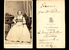 Lubeseder, Segeberg, Madame Bensberg, Shipping to Madame LeDuc Vintage Albumen Print picture