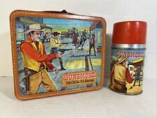 Vintage Gunsmoke Metal Lunchbox and Matching Thermos 1959 by Aladdin Marshal picture