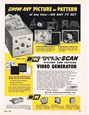 1957 B&K Model 1000 Picture Pattern Generator TV Repair Service Vintage Print Ad picture