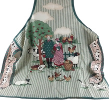 Handcrafted Full Apron Prairie Farmhouse Design All Over Print Pocket Primitive picture