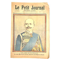 1897 Antique France Paper Illustration Newspaper Le Petit Journal number 324 picture