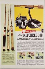 1962 Print Ad Garcia Mitchell 330 Fishing Reels & Balanced Rods New York,NY picture