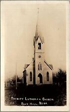 c1910 BLUE HILL NEBRASKA TRINITY LUTHERIAN CHURCH RPPC PHOTO POSTCARD 36-47 picture