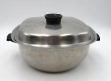Aristo Craft West Bend Vintage Stainless 12 Inch Square Stock Pot & Lid picture