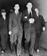 Guard Escorting Robert Stroud 1955 Old Photo - Guard R.D. Clark and convict Robe picture