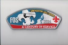 Sam Houston Area Council SA-67 2014 Friends Of Scouting FOS A Century Of Service picture