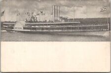 c1900s HUDSON RIVER DAY LINE New York Postcard Steamer 