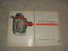 1957 Bolex H-16 Reflex Movie Camera Ad - Revolutionary picture