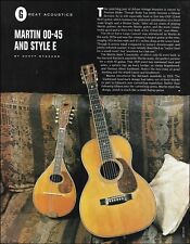 1928 Martin 00-45 vintage acoustic guitar & 1920 Style E mandolin article photo picture