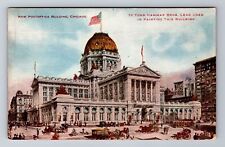 Chicago IL-Illinois, New Post Office Building, Antique, Vintage Postcard picture