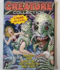 Creature Collection (DVD, 2005) 2 Disc Set, 5 Vintage Horror Movies 1968-1982 picture