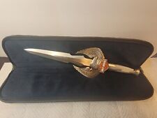 Vintage 1999 Harley Davidson Freedom Dagger with leather Pouch.  picture