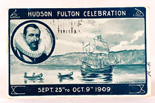 1909 Hudson Fulton Celebration Henry Hudson Commemoration Original Postcard picture
