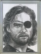 KURT RUSSELL AS SNAKE P. ( Escape From New York) 1/1 MASTERPIECE ART SKETCH CARD picture