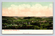 1909 Scenic Bird's Eye View of Randolph Vt Valtentine & Sons Souvenir Postcard picture