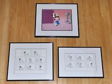 CHARLIE BROWN CHRISTMAS SNOOPY'S AUDITION FRAMED LE CEL + STORYBOARDS picture