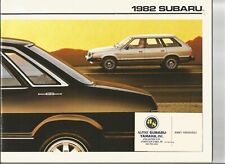 Original 1982 Subaru dealer sales brochure picture