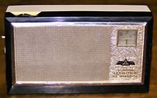 Panasonic Super Sensitive 7 Transistor Portable Radio T-50AA w Case (1962) WORKS picture