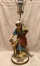 1964 Signed Pieri Mid-20th Century Floor Lamp. Mother & Child. Statue is 19”. picture