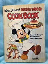 Original Walt Disney's Mickey Mouse Cookbook 1975 Hardcover Vintage Golden Press picture