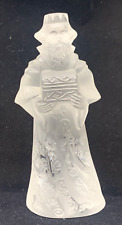 LALIQUE CHRISTMAS NATIVITY KING MELCHIOR CRYSTAL MAGI WISEMAN 5” FIGURINE picture