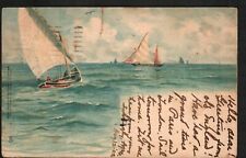 Old Postcard 1902 St Louis MO Eureka Springs  AR World's Fair Cancel Sailboats picture