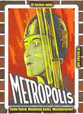 Metal Sign - 1927 Metropolis Movie - 10x14 inches picture