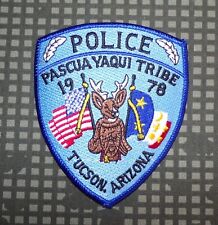 Original USA Pasqua Yaqui Indian Tribal Police Law Enforcement Patch picture