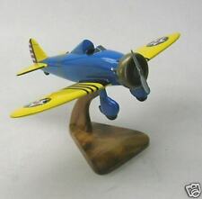 P-26 Thunderbird Peashooter P26 Airplane Desktop Kiln Dry Wood Model Big picture