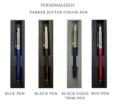 Personalized Parker Jotter Color Ballpoint Pen Promotion Gift Steel Blue Ink picture