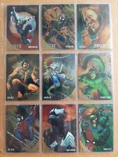 fleer ultra spiderman 1995 (1-9) Golden Web chase card set.💥nice high quality. picture