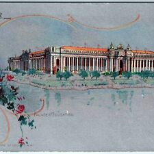 1904 St. Louis World's Fair Education Palace Buxton Skinner Litho LPE Expo A16 picture