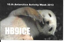 QSL 2013 Switzerland Antarctica Activity Week   radio card picture