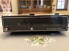 VTG Abercrombie And Fitch Flip Clock Am/Fm/WB Radio. Model TDC-100 PARTS-REPAIR picture