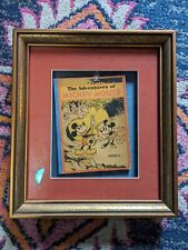 RARE 1931 First Edition, THE ADVENTURES OF MICKEY MOUSE Book 1, Walt Disney book picture