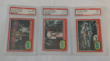 1977 Topps Star Wars Series 2 Red Message From Leia, Rebel Fleet, PSA Lot of 3 picture